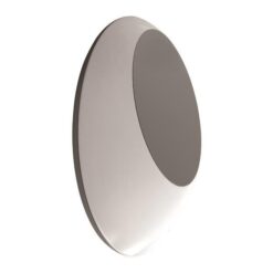 ΑΠΛΙΚΑ ΤΟΙΧΟΥ ΟΒΑΛ LED 12W 169X219X55 3000K IP54 ΓΚΡΙ PRO EUROLAMP – 145-20208