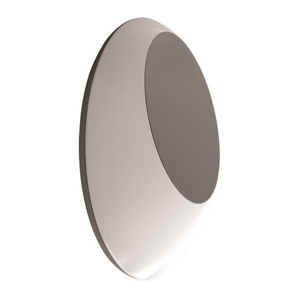 ΑΠΛΙΚΑ ΤΟΙΧΟΥ ΟΒΑΛ LED 12W 169X219X55 3000K IP54 ΓΚΡΙ PRO EUROLAMP – 145-20208