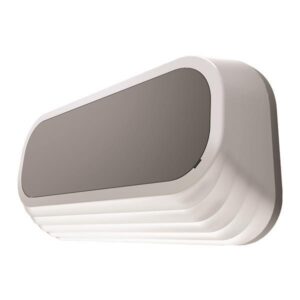 ΑΠΛΙΚΑ ΤΟΙΧΟΥ ΟΒΑΛ LED 12W 240X120X45 3000K IP54 ΓΚΡΙ PRO EUROLAMP – 145-20209