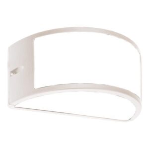 ΑΠΛΙΚΑ ΤΟΙΧΟΥ ΟΒΑΛ E27 220X121X108 IP54 ΛΕΥΚΗ PRO EUROLAMP – 145-20210