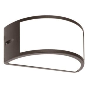 ΑΠΛΙΚΑ ΤΟΙΧΟΥ ΟΒΑΛ E27 MAX 10W LED 220X121X108 IP54 ΜΑΥΡΗ PRO EUROLAMP – 145-20211