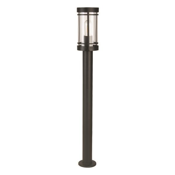 ΚΟΛΩΝΑΚΙ ΔΑΠΕΔΟΥ ΜΕΤΑΛΛΙΚΟ E27 105X105X800 IP44 ΜΑΥΡΟ EUROLAMP – 145-20608