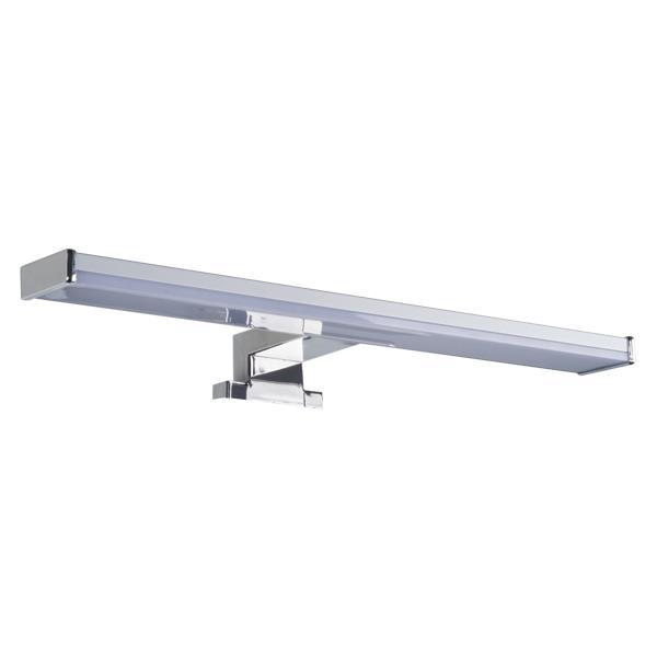 ΦΩΤΙΣΤΙΚΟ ΜΠΑΝΙΟΥ 8W 3000K 400X106X42 IP44 ΝΙΚΕΛ PLUS Eurolamp – 145-21506