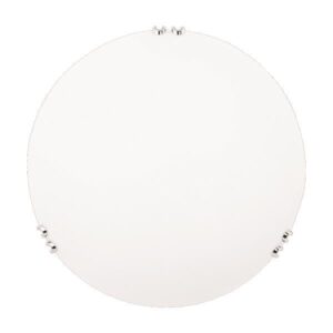 ΠΛΑΦΟΝΙΕΡΑ ΤΟΙΧΟΥ “PAROS” Φ30 Ε27 ΛΕΥΚΟ/ ΝΙΚΕΛ EUROLAMP – 145-22404