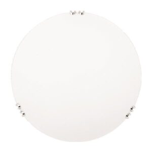 ΠΛΑΦΟΝΙΕΡΑ ΤΟΙΧΟΥ “PAROS” Φ40 2ΧΕ27 ΛΕΥΚΟ/ ΝΙΚΕΛ EUROLAMP – 145-22405