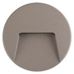 ΦΩΤΙΣΤΙΚΟ ΤΟΙΧΟΥ SLIM LED 3W IP65 230V Φ135MM ΓΚΡΙ PRO EUROLAMP – 145-52015