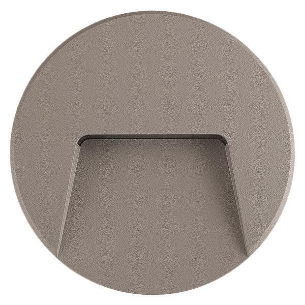 ΦΩΤΙΣΤΙΚΟ ΤΟΙΧΟΥ SLIM LED 3W IP65 230V Φ135MM ΓΚΡΙ PRO EUROLAMP – 145-52015