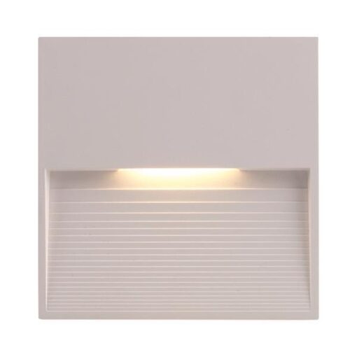 ΑΠΛΙΚΑ ΤΟΙΧΟΥ SLIM LED 3W 120X120X12 3000K IP65 ΛΕΥΚΗ PLUS EUROLAMP – 145-52101