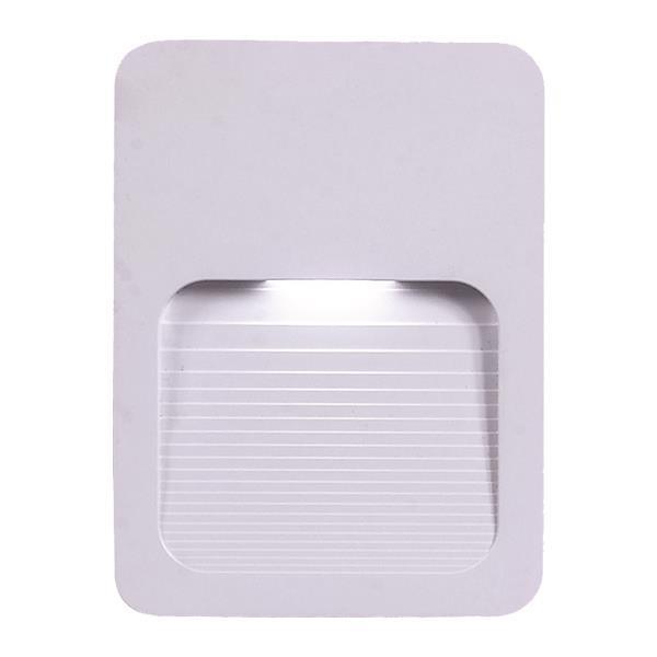 ΑΠΛΙΚΑ ΤΟΙΧΟΥ SLIM LED 2W 120X90X12 3000K IP65 ΛΕΥΚΗ PLUS EUROLAMP – 145-52102