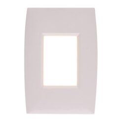 ΑΠΛΙΚΑ ΤΟΙΧΟΥ ΧΩΝΕΥΤΗ SLIM LED 2W 83X123X35 3000K IP65 ΛΕΥΚΗ PLUS EUROLAMP – 145-52103