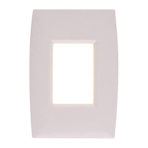 ΑΠΛΙΚΑ ΤΟΙΧΟΥ ΧΩΝΕΥΤΗ SLIM LED 2W 83X123X35 3000K IP65 ΛΕΥΚΗ PLUS EUROLAMP – 145-52103