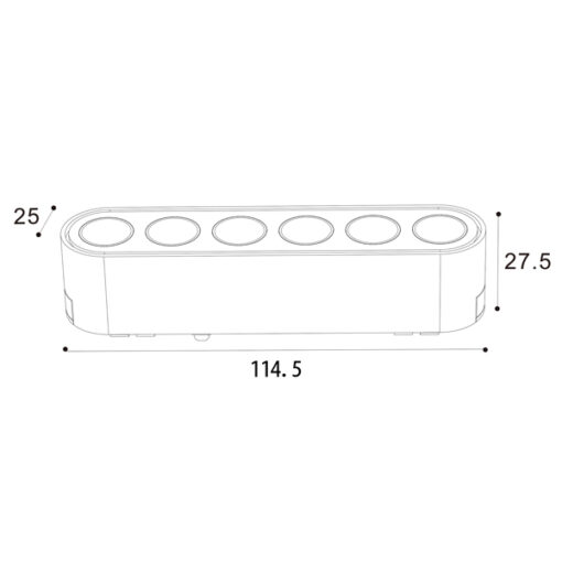 ΦΩΤΙΣΤΙΚΟ ΜΑΥΡΟ ΜΑΓΝΗΤΙΚΗΣ ΡΑΓΑΣ ULTRA SLIM 16W 3CCT 330.3x25x27.5mm 100⁰ EUROLAMP – 145-59524