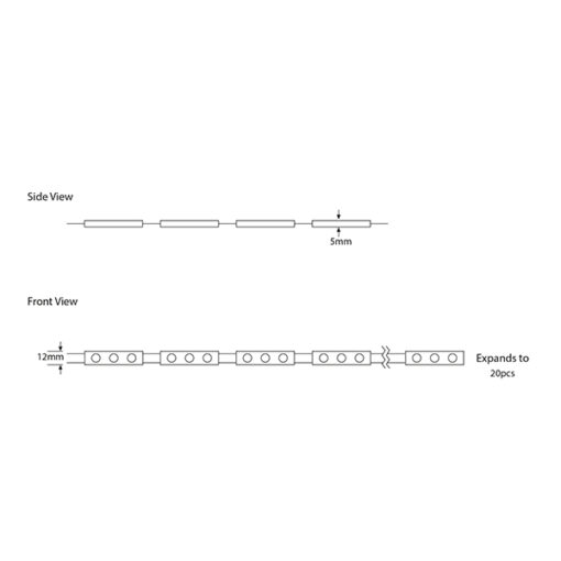 MODULES SAMSUNG LED 1,2W PCS 12V 6000K IP65 EUROLAMP – 145-70470