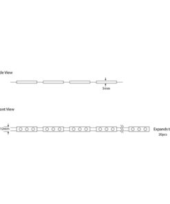 MODULES SAMSUNG LED 1,2W PCS 12V ΠΡΑΣΙΝΟ IP65 EUROLAMP – 145-70474