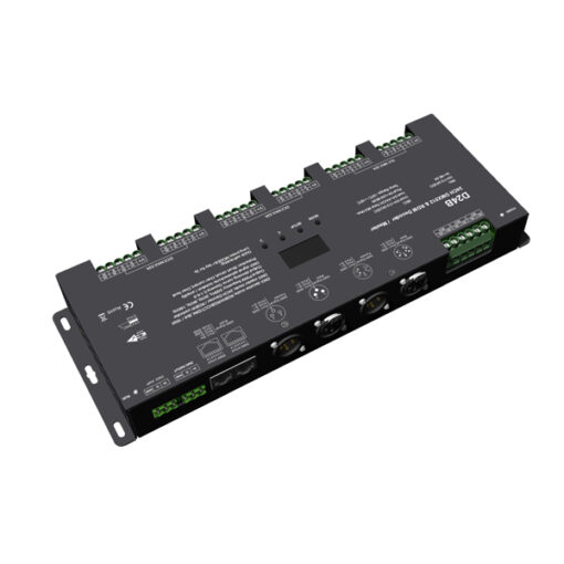 DMX512/RDM DECODER "D24B" RGBW 12-24VDC/24CH*4A EUROLAMP – 145-71508