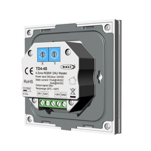 DALI MASTER ΧΩΝΕΥΤΟ ''TD4-4S'' 4 ΔΙΑΔΡΟΜΕΣ RGBW RF EUROLAMP – 145-71605