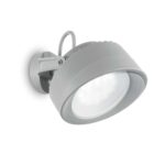 IDEAL LUX Φωτιστικό Τοίχου Βεράντας LITIO 1xGX53 IP66 Γκρι Χρώματος – 145327