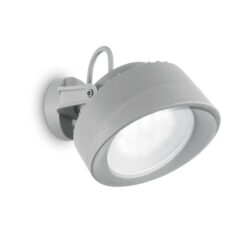IDEAL LUX Φωτιστικό Τοίχου Βεράντας LITIO 1xGX53 IP66 Γκρι Χρώματος – 145327