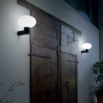 IDEAL LUX Φωτιστικό Τοίχου CLIO 1xE27 IP44 Καφέ Χρώματος – 326788