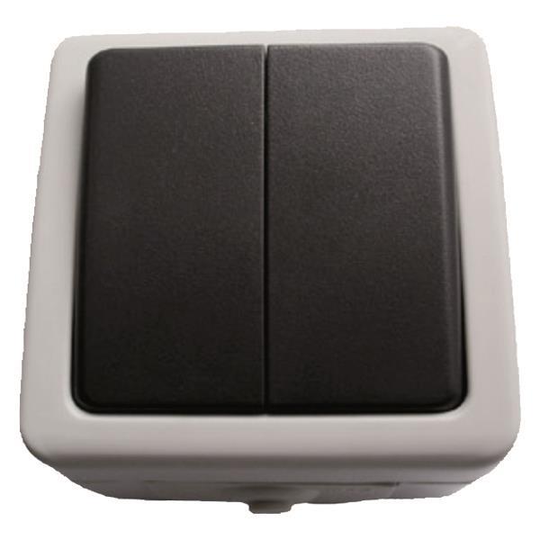 ΔΙΑΚΟΠΤΗΣ ΕΞΩΤΕΡΙΚΟΣ Κ/R ΓΚΡΙ ΙΡ54 EUROLAMP – 147-12232