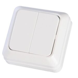 ΔΙΑΚΟΠΤΗΣ ΕΞΩΤΕΡΙΚΟΣ K/R ΜΙΝΙ ΛΕΥΚΟΣ ΙΡ20 EUROLAMP – 147-12242