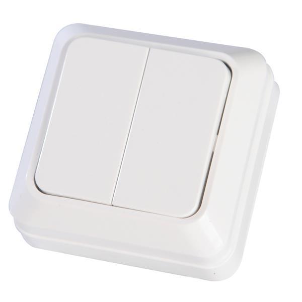 ΔΙΑΚΟΠΤΗΣ ΕΞΩΤΕΡΙΚΟΣ K/R ΜΙΝΙ ΛΕΥΚΟΣ ΙΡ20 EUROLAMP – 147-12242