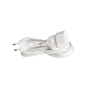 Προέκταση Πλακέ Γερμανικών Προδιαγραφών 3m 2X0.75mm με Προστασία Επαφών EUROLAMP – 147-13025