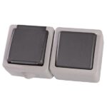 ΔΙΑΚΟΠΤΗΣ Α/R KAI ΠΡΙΖΑ ΣΟΥΚΟ ΓΚΡΙ IP54 EUROLAMP – 147-16215