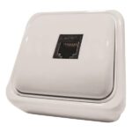 ΠΡΙΖΑ ΜΙΝΙ ΤΗΛΕΦΩΝΟΥ ΜΟΝΗ RJ11 6P4C ΛΕΥΚΗ IP20 EUROLAMP – 147-16243