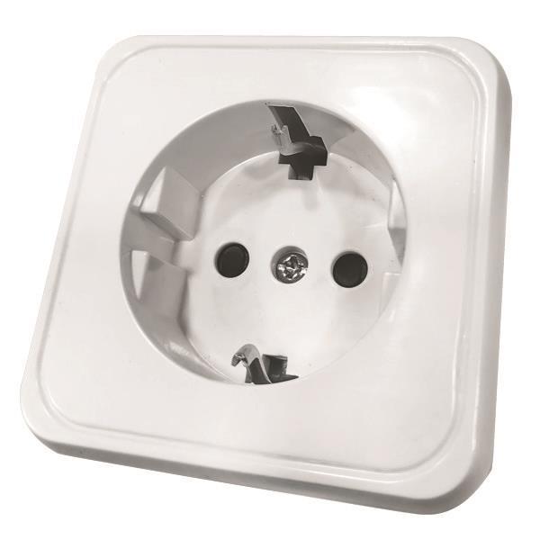 ΠΡΙΖΑ ΜΙΝΙ ΣΟΥΚΟ ΜΟΝΗ ΧΩΡΙΣ ΚΑΠΑΚΙ ΛΕΥΚΗ ΙP20 EUROLAMP – 147-16252