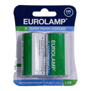 ΜΠΑΤΑΡΙΑ ΑΛΚΑΛΙΚΗ 1.5 V D LR20 EUROLAMP – 147-24103