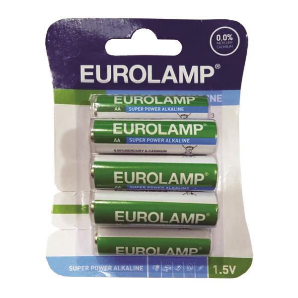 ΜΠΑΤΑΡΙΑ ΑΛΚΑΛΙΚΗ 1,5 V ΑΑ LR6 8ΤΜΧ EUROLAMP – 147-24151