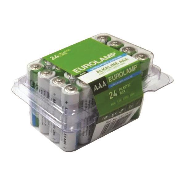 ΜΠΑΤΑΡΙΑ ΑΛΚΑΛΙΚΗ 24 ΤΕΜ 1,5 V ΑΑΑ LR03 EUROLAMP – 147-24162