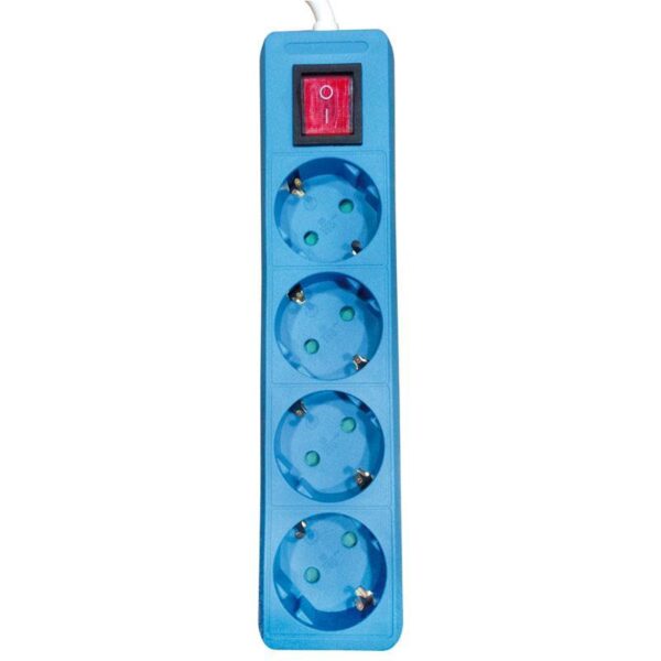 ΠΟΛΥΠΡΙΖΟ 4 ΚΑΛΩΔΙΟ 2M + ΔΙΑΚΟΠΤΗ ΜΠΛΕ ΜΕ ΠΑΙΔΙΚΗ ΠΡΟΣΤΑΣΙΑ EUROLAMP – 147-62072