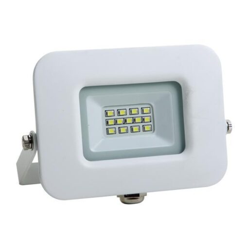 ΠΡΟΒΟΛΕΑΣ LED SMD ΒΑΣΗ 360° PLUS 10W ΛΕΥΚΟΣ IP65 4000K PLUS EUROLAMP – 147-69311
