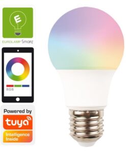 Wi-Fi Έξυπνη LED Λάμπα E27 9W Eurolamp 260° 850lm RGBW – 147-77901