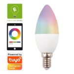 Wi-Fi Έξυπνη LED Λάμπα E14 6W Eurolamp 260° 470lm RGBW – 147-77902