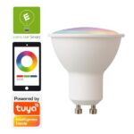 Wi-Fi Έξυπνη LED Spot Λάμπα GU10 6W Eurolamp 120° 470lm RGBW – 147-77903