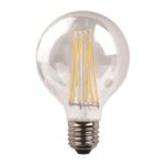 LED Λάμπα E27 G95 Filament 8W Eurolamp 360° 1055lm CRI>90 Θερμό 3000K – 147-78421