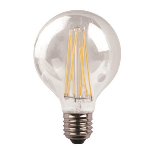 LED Λάμπα E27 G95 Filament 8W Eurolamp 360° 1055lm CRI>90 Θερμό 3000K – 147-78421