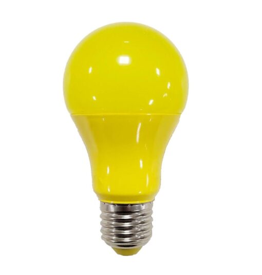 LED Αντικουνουπική Εντομοαπωθητική Λάμπα E27 A60 7W  Eurolamp 260° Κίτρινη – 147-80981
