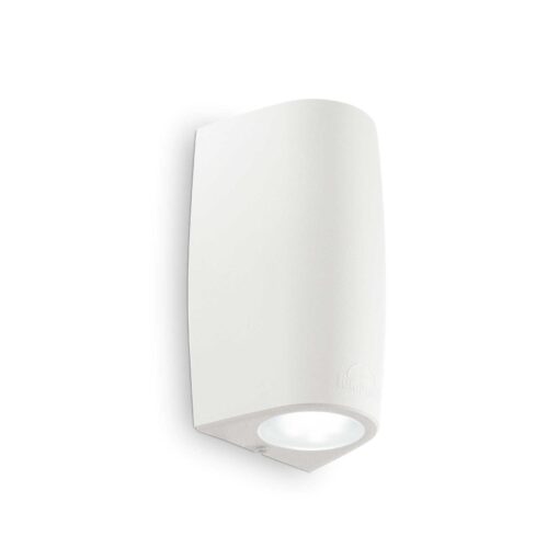 IDEAL LUX Φωτιστικό Τοίχου Βεράντας KEOPE 1xGU10 IP55 Λευκού Χρώματος – 147765