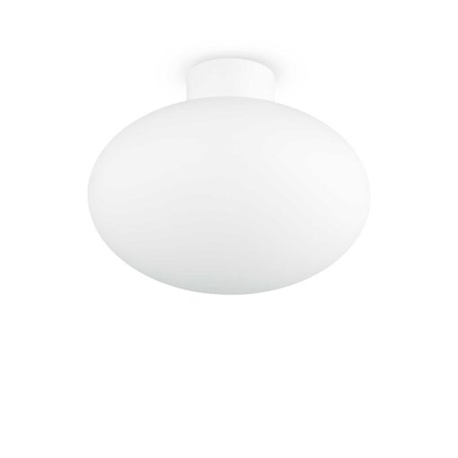 IDEAL LUX Φωτιστικό Οροφής Βεράντας CLIO 1xE27 IP44 Λευκού Χρώματος – 148847