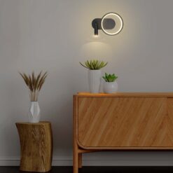 Απλίκα Κρεβατιού LED 14W με Αναγνώστη Μαύρο V-TAC Φυσικό Λευκό 4000K – 14980