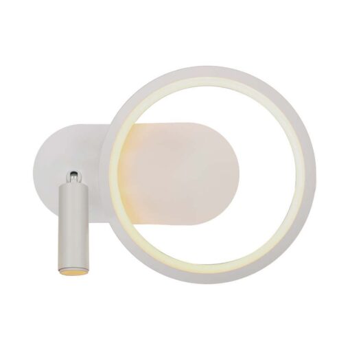 Απλίκα Κρεβατιού LED 14W με Αναγνώστη Λευκό V-TAC Θερμό Λευκό 3000K – 14983