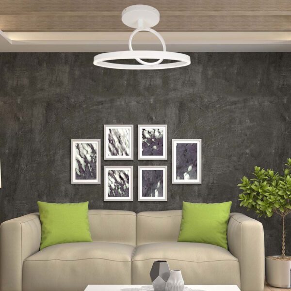 Φωτιστικό Οροφής LED 38W Λευκό V-TAC 4000lm Θερμό Λευκό 3000K – 14984