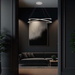 LED κρεμαστό φωτιστικό οροφής Designer 48W 4000K φυσικό λευκό με λευκό σώμα dimmable V-TAC – 14987