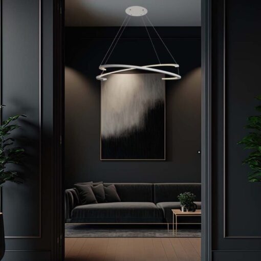 LED κρεμαστό φωτιστικό οροφής Designer 48W 4000K φυσικό λευκό με λευκό σώμα dimmable V-TAC – 14987