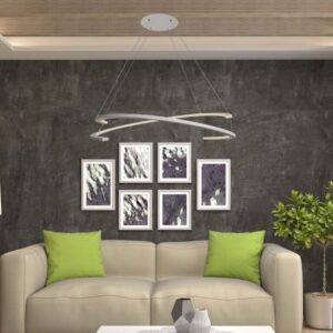 LED κρεμαστό φωτιστικό οροφής Designer 48W 4000K φυσικό λευκό με λευκό σώμα dimmable V-TAC – 14987