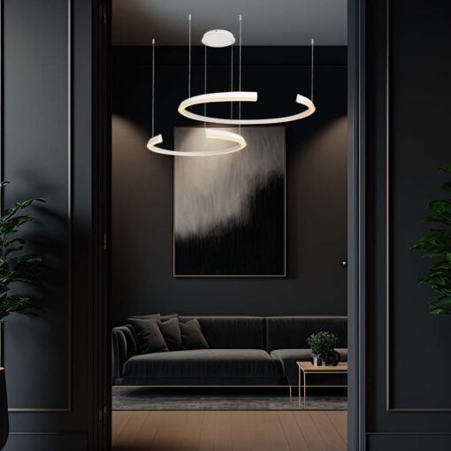 Κρεμαστό Φωτιστικό LED 48W Λευκό Triac Dimmable V-TAC 5150lm Θερμό Λευκό 3000K – 14992
